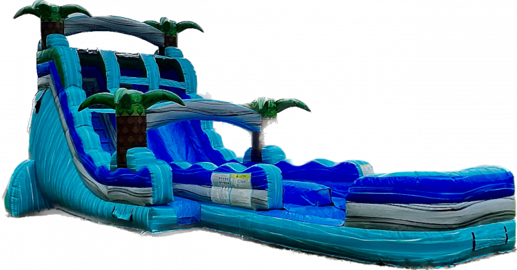 20 Bahama Blast Dual Lane Hybrid Slide