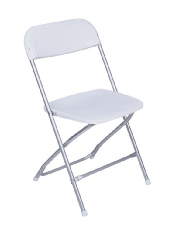Alloy Frame Chair - White